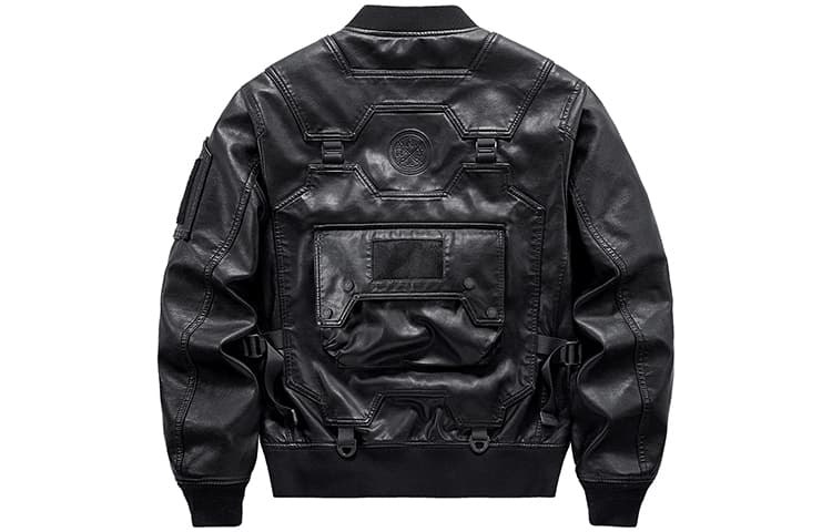 Кожаная куртки VIP Cyberpunk Pilot Jacket - изображение 2