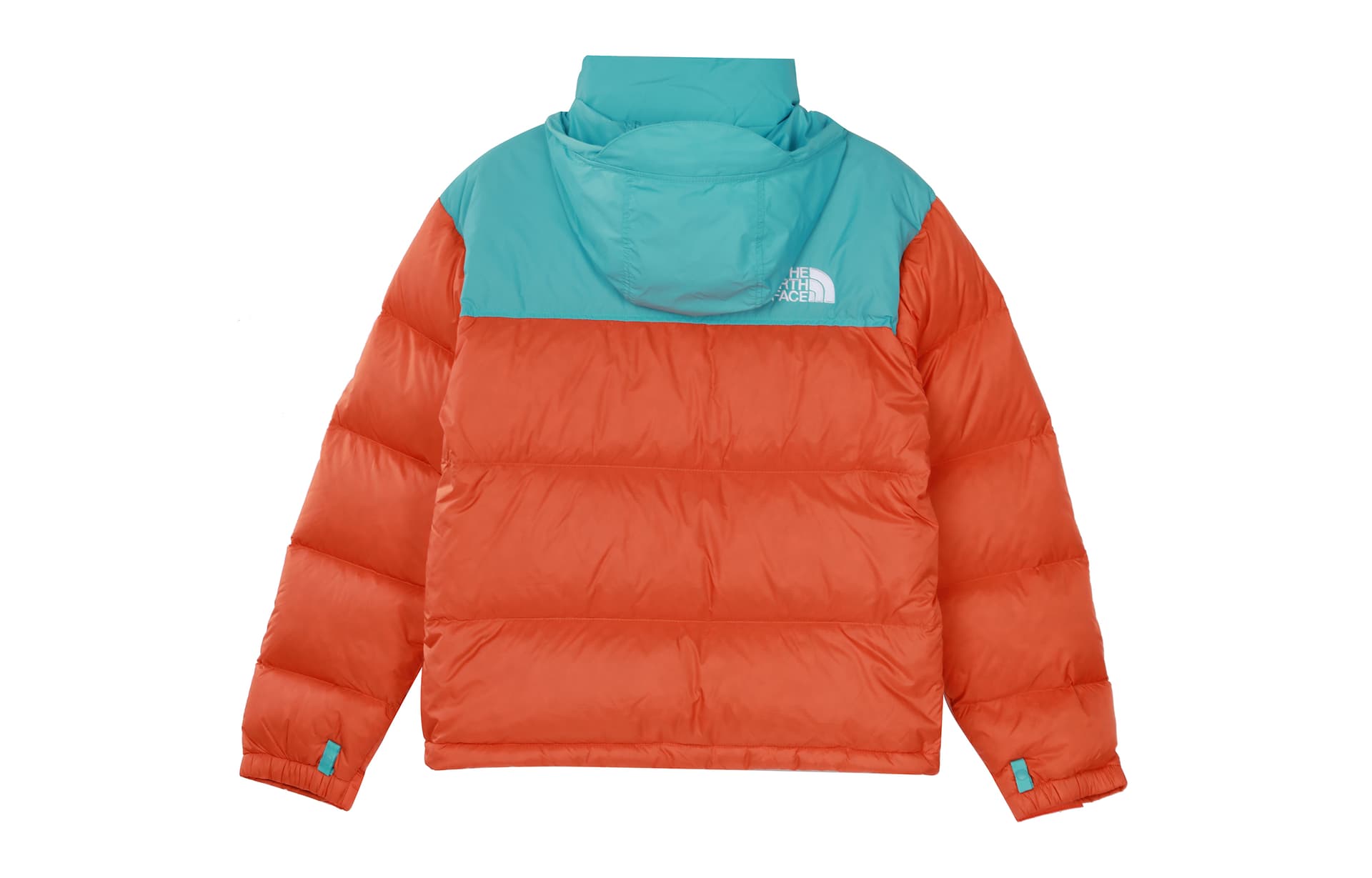 Зимняя куртка The North Face 1996 Retro Nuptse Blue Orange - изображение 3