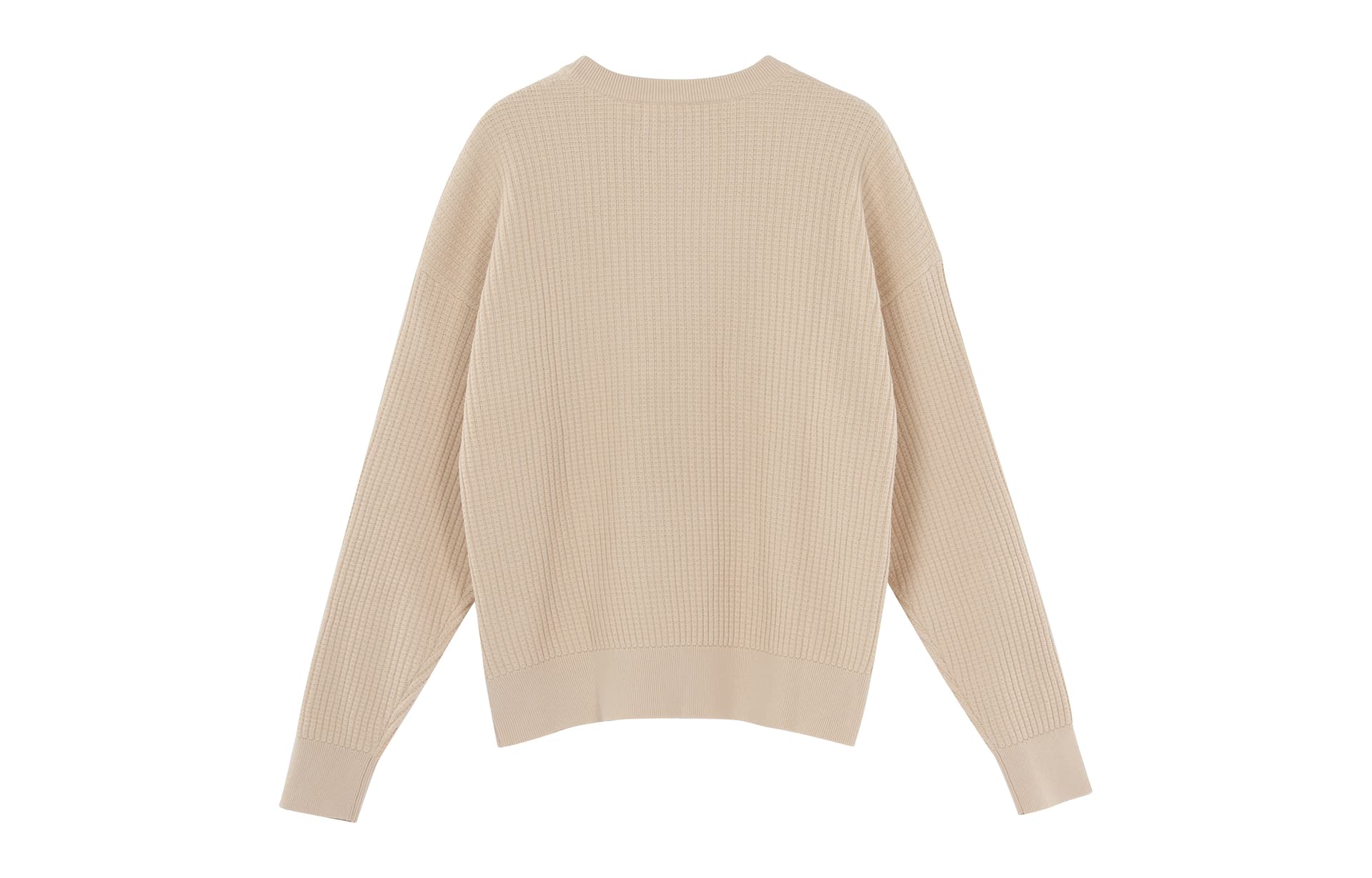 Кофта Drew House FW21 Mascot Waffle Sweater Cream - изображение 2
