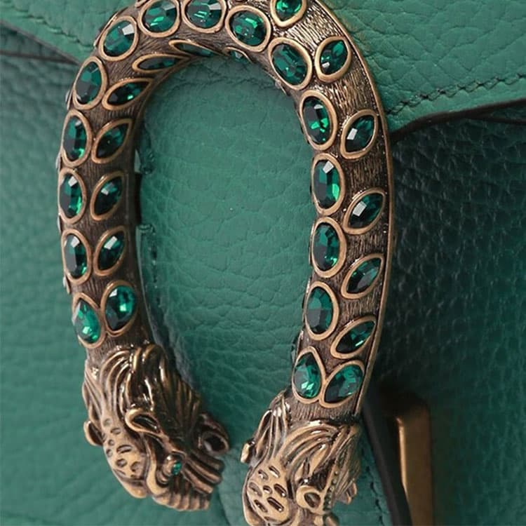 Сумка через плечо Gucci Dionysus Mini Green - изображение 4