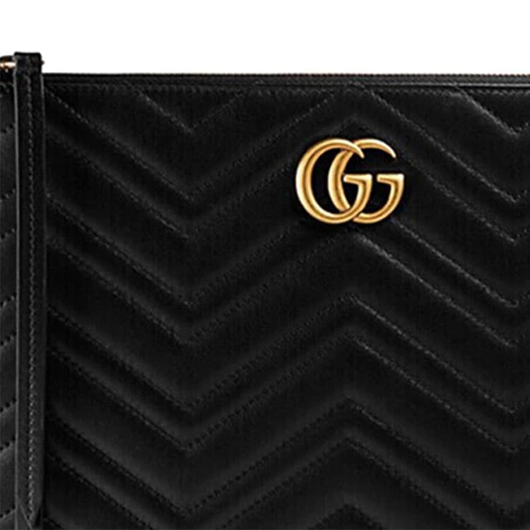 Сумка Gucci GG Marmont Clutch Black - изображение 4