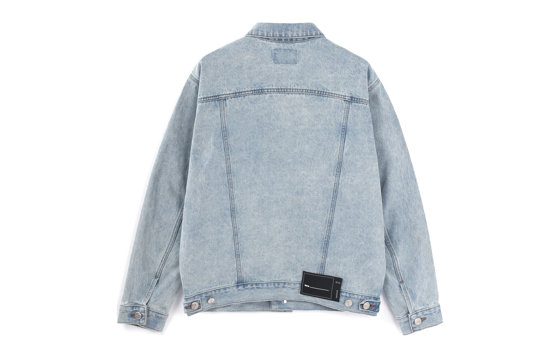 Джинсовая куртка WE11DONE FW22 logo - изображение 2