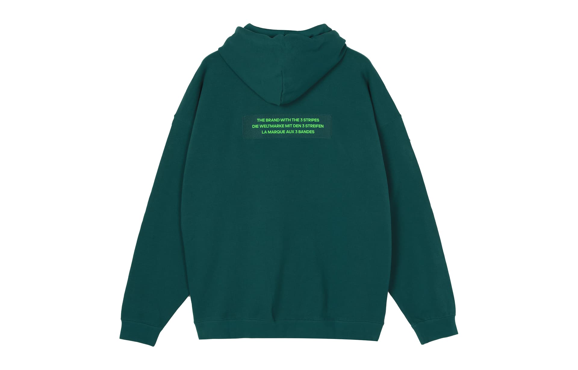 Худи adidas Originals Big Trefoil Hoodie Forest Green - изображение 2