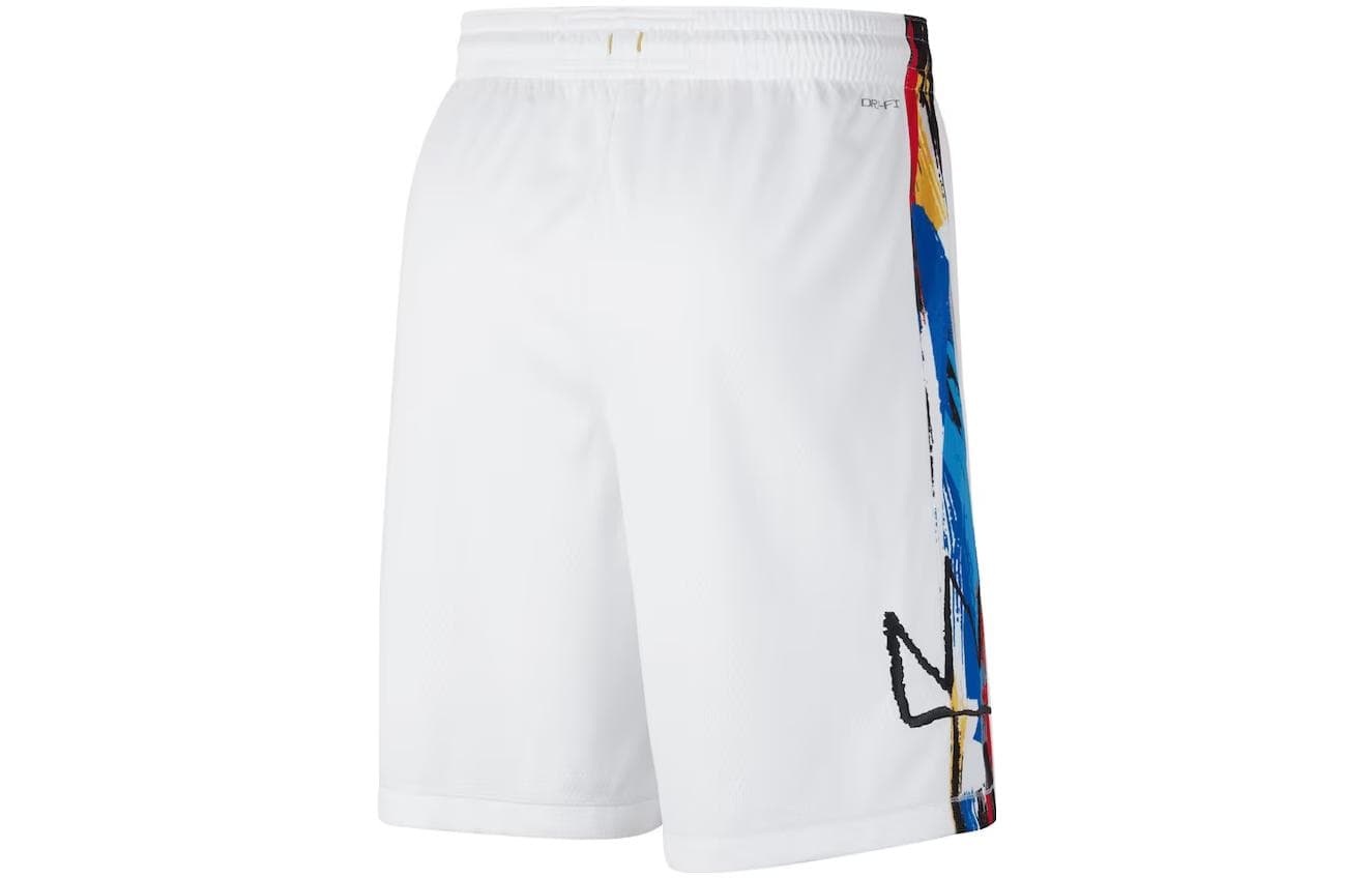 Баскетбольные шорты Nike NBA Brooklyn Nets Fan Shorts White - изображение 2