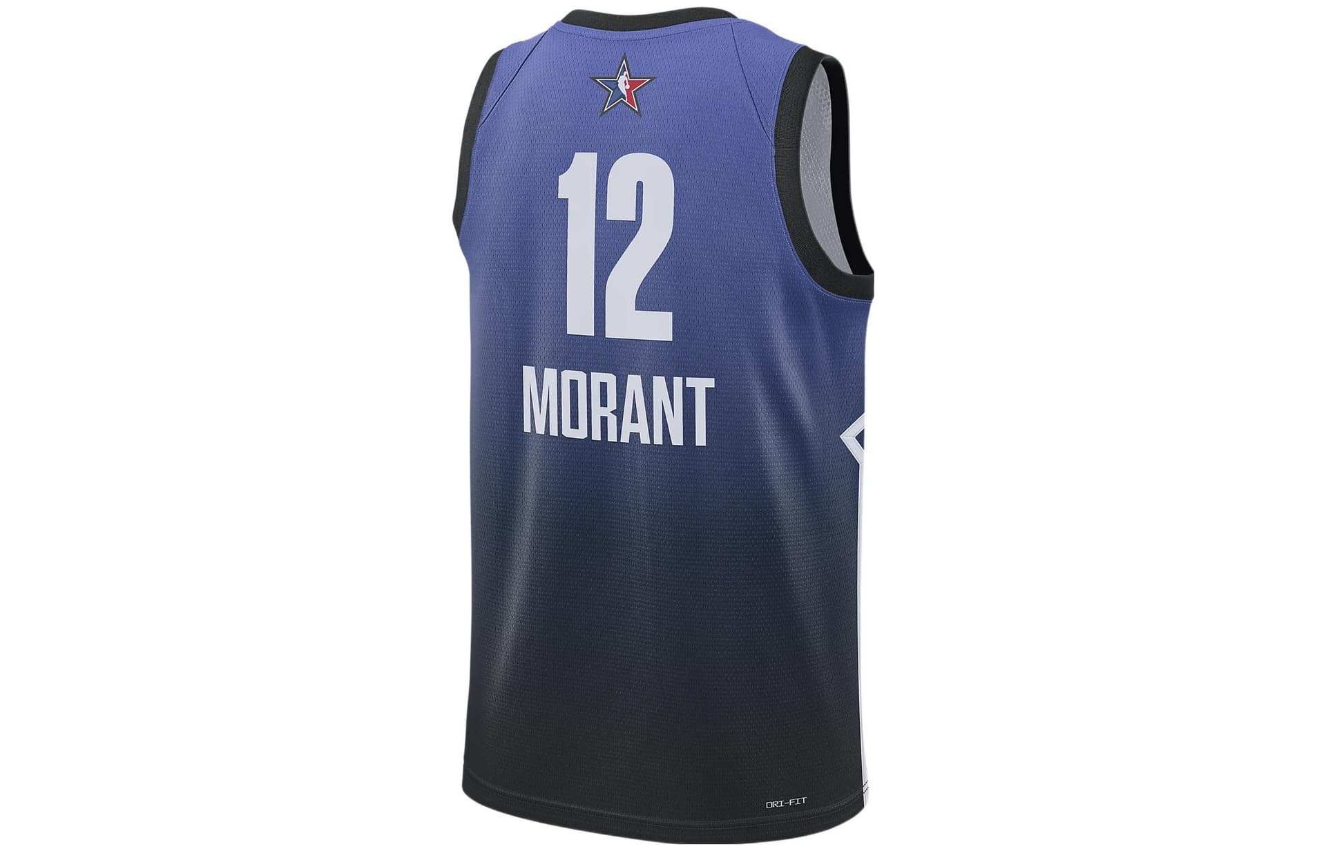 Баскетбольная майка Jordan SS23 All-star Weekend Morant 12 Blue - изображение 2