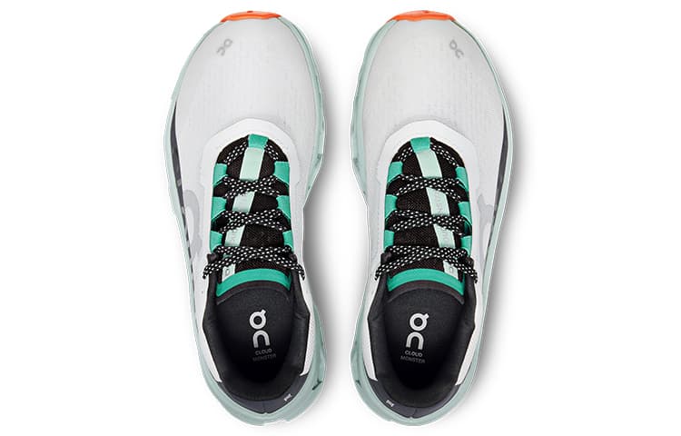 Кроссовки для бега On Cloudmonster White Creek Green - изображение 4
