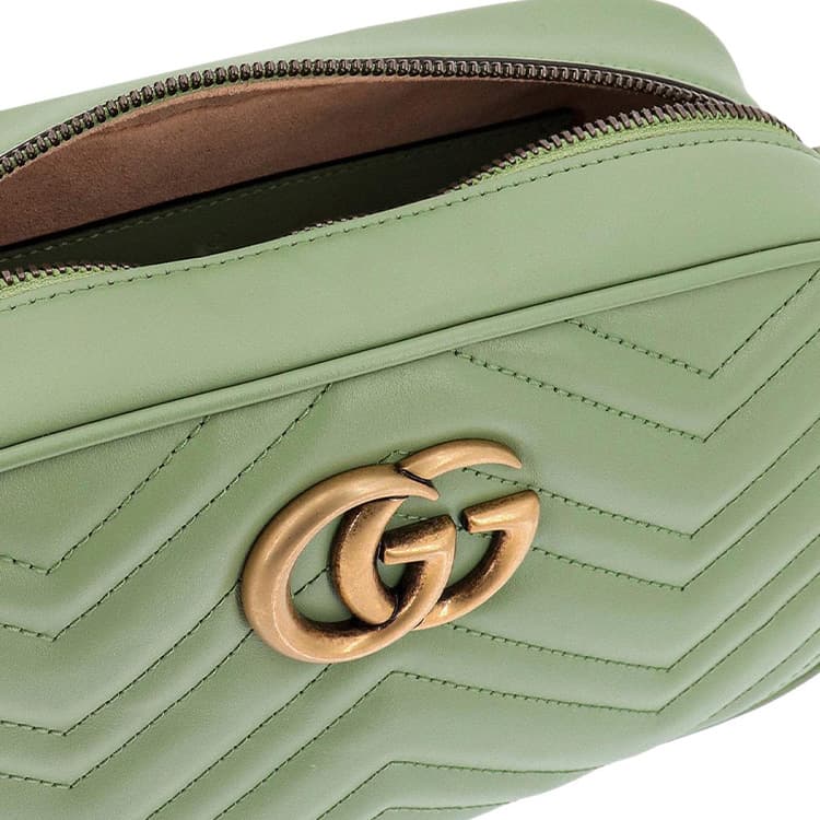 Мини-сумка Gucci GG Marmont Green - изображение 5