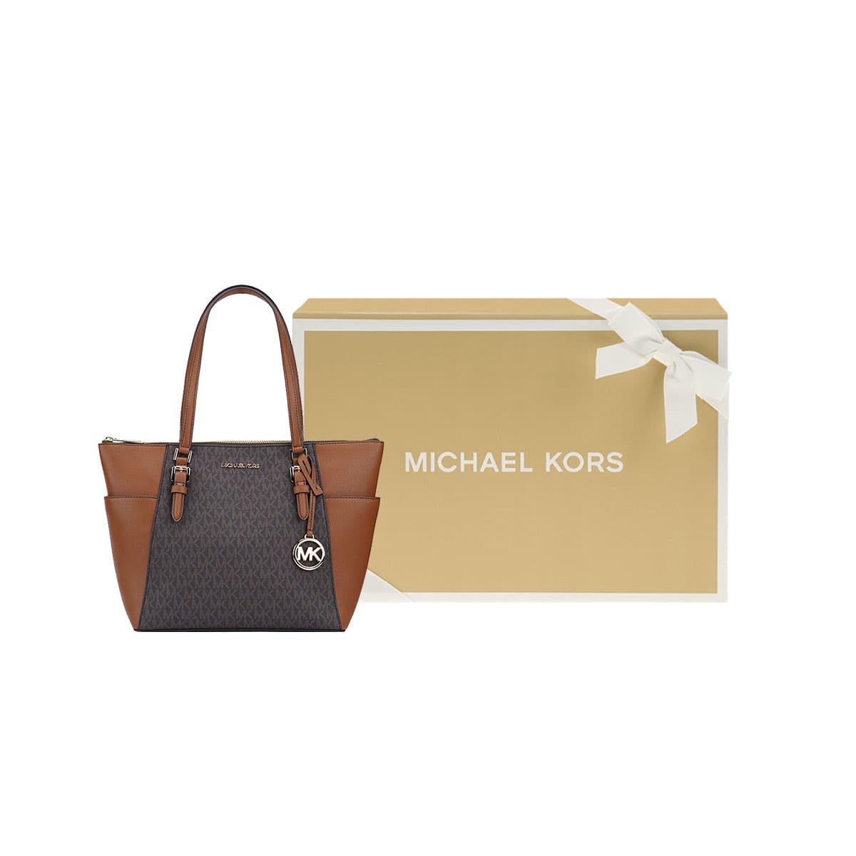 Мини-сумка MICHAEL KORS MK Charlotte PVC Tote - изображение 7