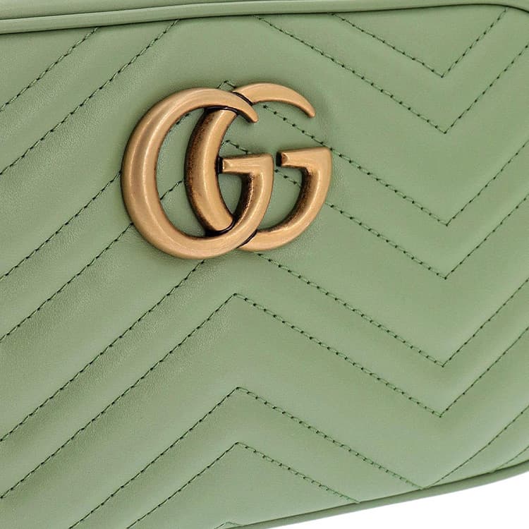 Мини-сумка Gucci GG Marmont Green - изображение 4