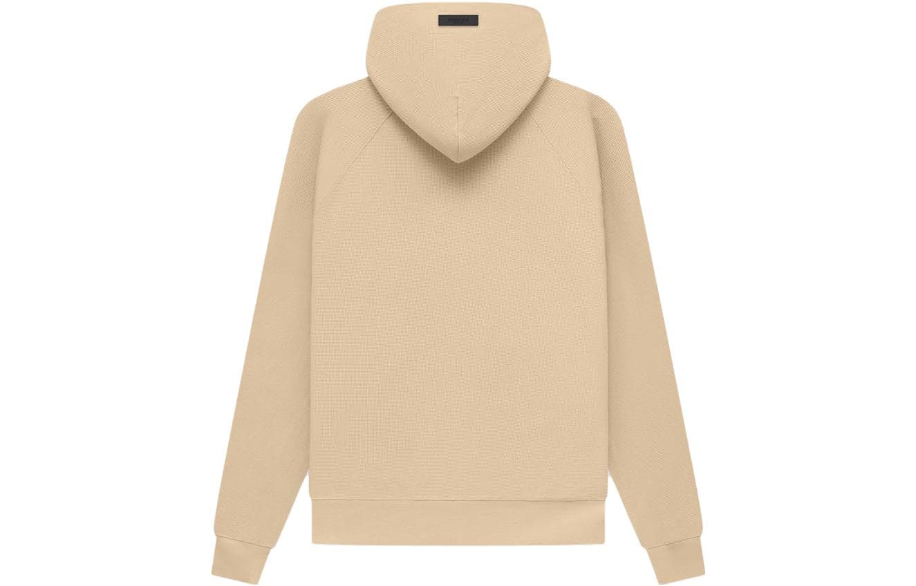 Худи Fear of God Essentials SS23 waffle raglan hoodie sand Logo - изображение 2