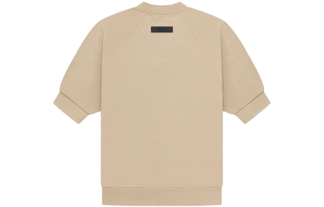 Кофта Fear of God Essentials SS23 Ss Waffle Sweatshirt Sand T - изображение 2