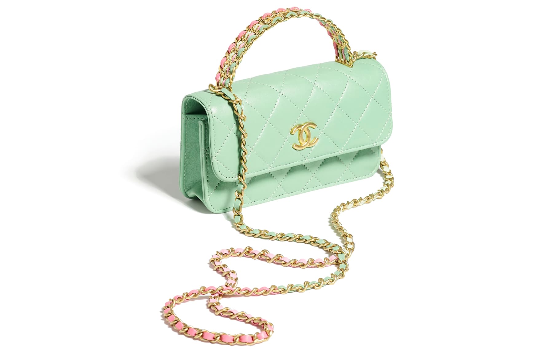 Сумка Chanel Quilted Calfskin Chain Bag - изображение 2