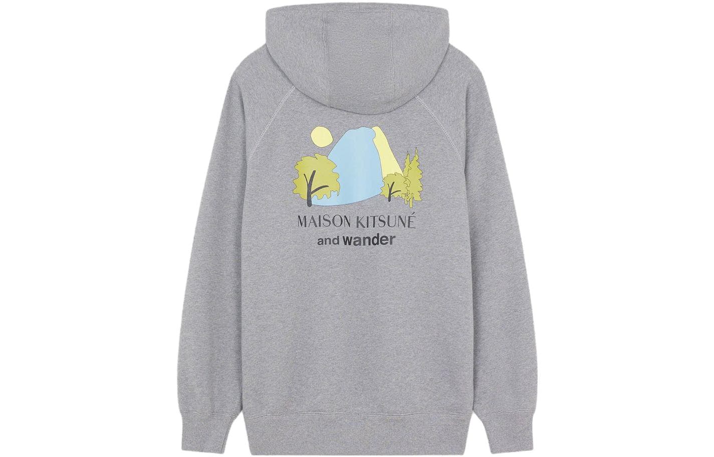 Худи Maison Kitsune and wander Maison Kitsune x AND WANDER Logo - изображение 2