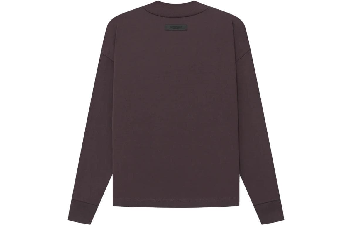 Футболка Fear of God Essentials SS23 Essentials L S Tee Plum LogoT - изображение 2