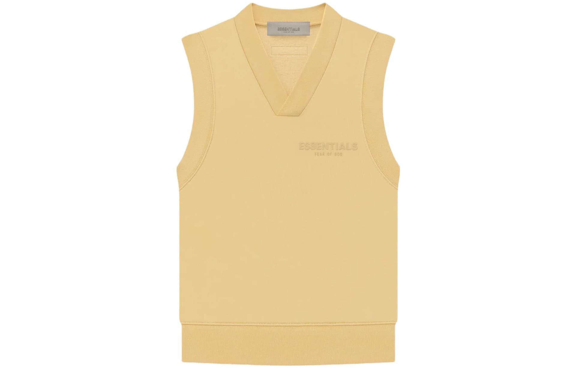 Fear of God Essentials SS23 Womens Pullover V Neck Vest Light Tuscan V - изображение 1