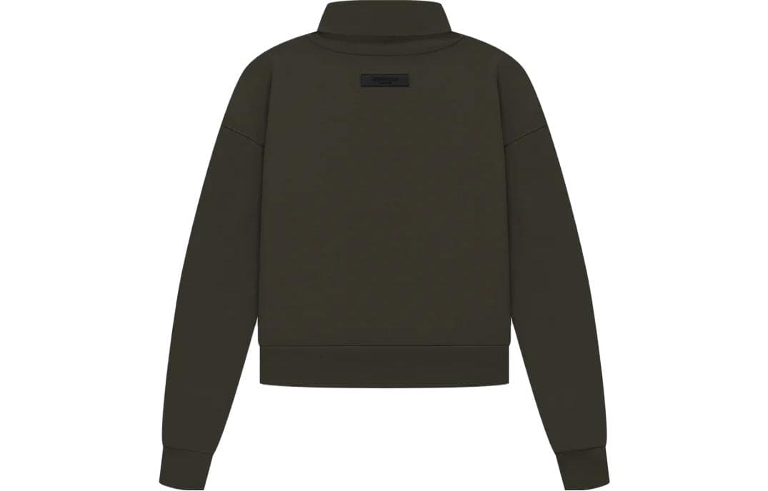 Худи Fear of God Essentials SS23 Womens Jersey Turtleneck Off Black - изображение 4
