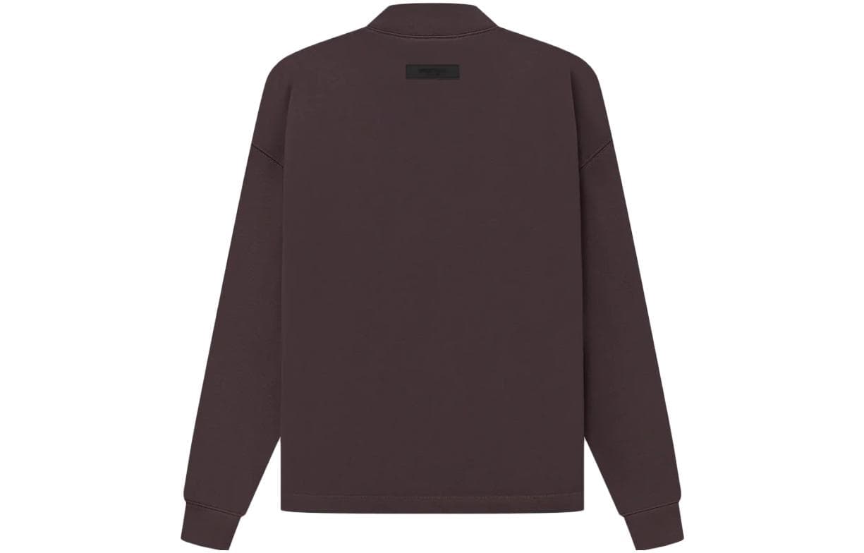 Худи Fear of God Essentials SS23 Relaxed Crewneck Plum Logo - изображение 2