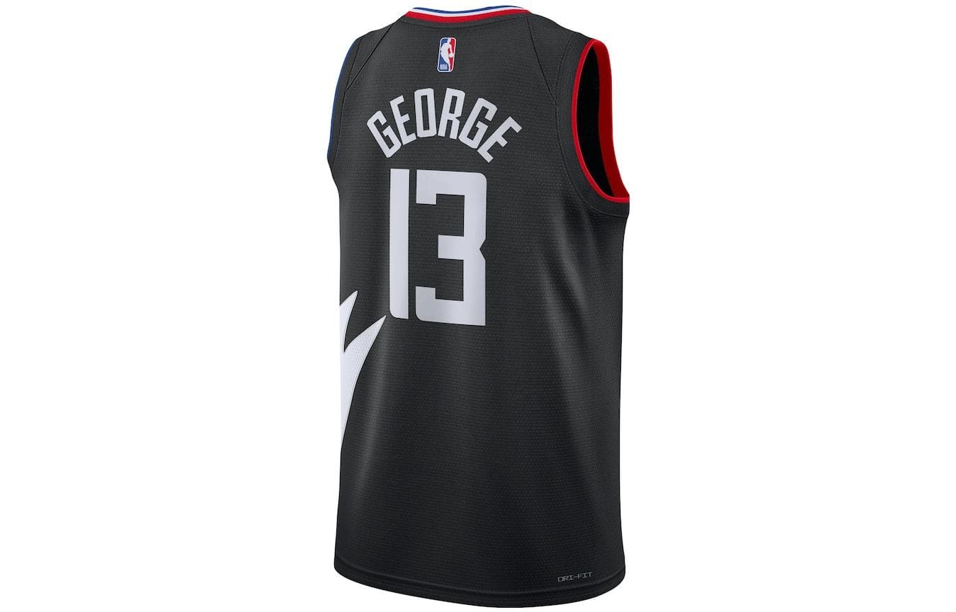 Баскетбольная майка Jordan NBA Statement Edition Los Angeles Clippers Paul George Black - изображение 2