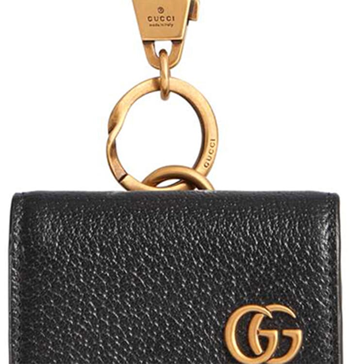 Сумка для наушников Gucci GG Marmont AirPods Case Black - изображение 5