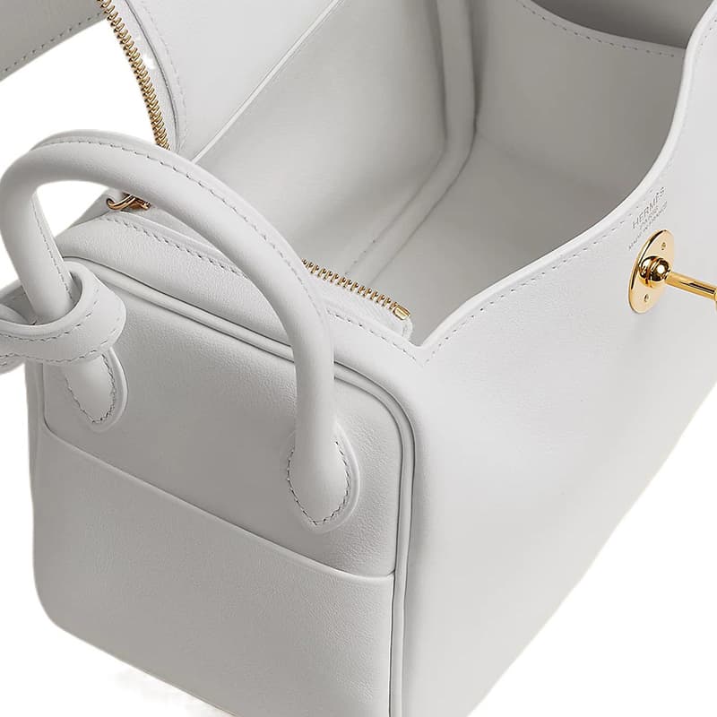 Сумка HERMES Lindy 19 Swift 01 Blanc - изображение 6