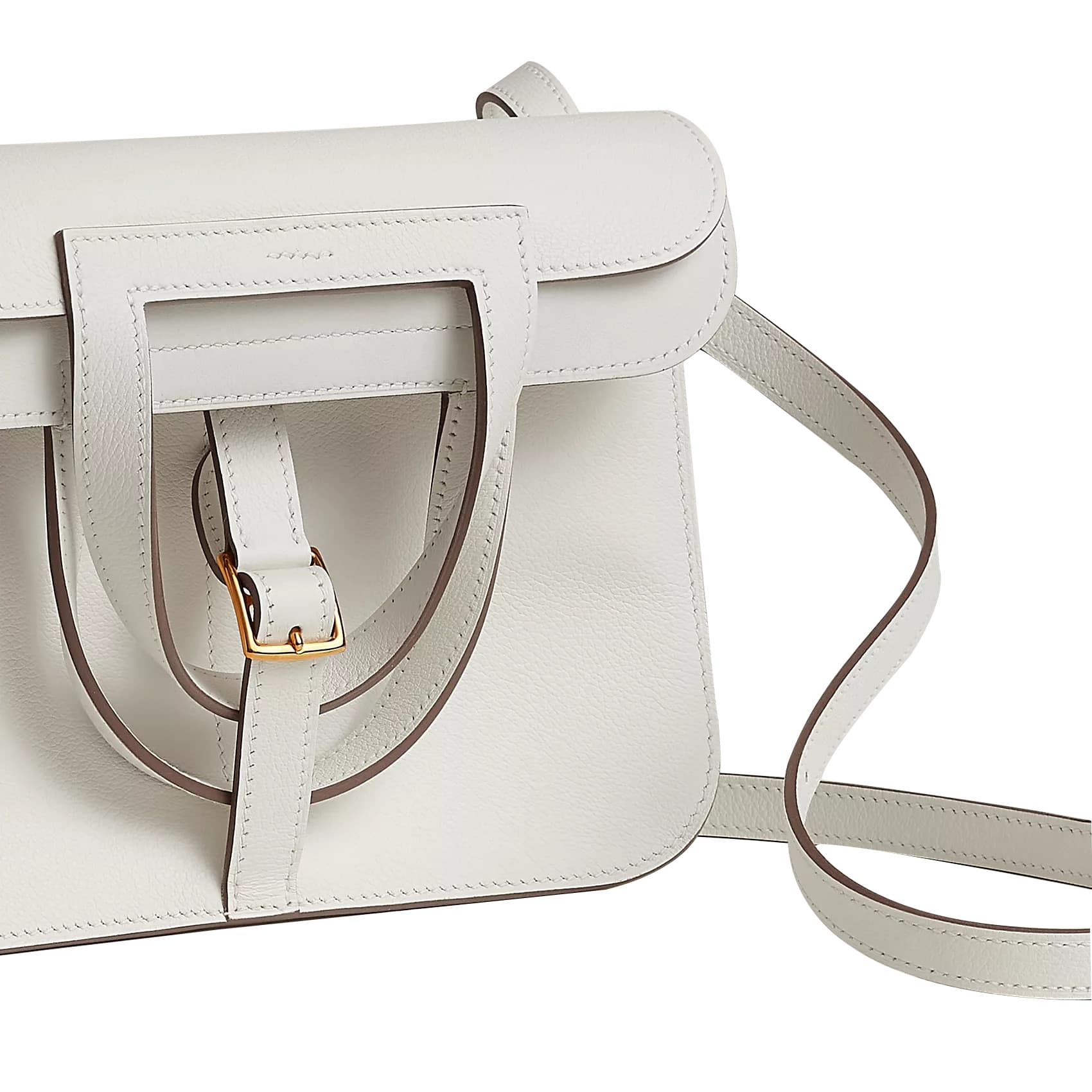 Сумка HERMES Halzan Evercolor 01 Blanc - изображение 5