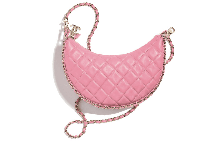 Сумка через плечо Chanel Moon Bag Pink - изображение 1