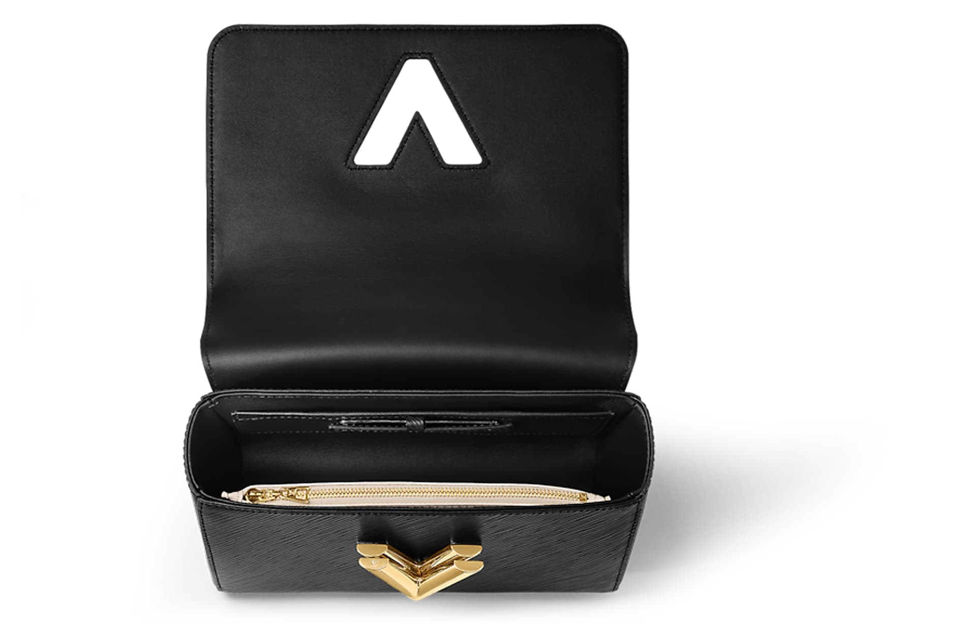 Сумка Louis Vuitton Twist Epi Medium Shoulder Bag Black - изображение 3