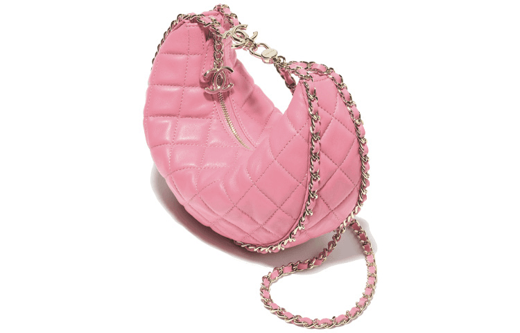 Сумка через плечо Chanel Moon Bag Pink - изображение 3