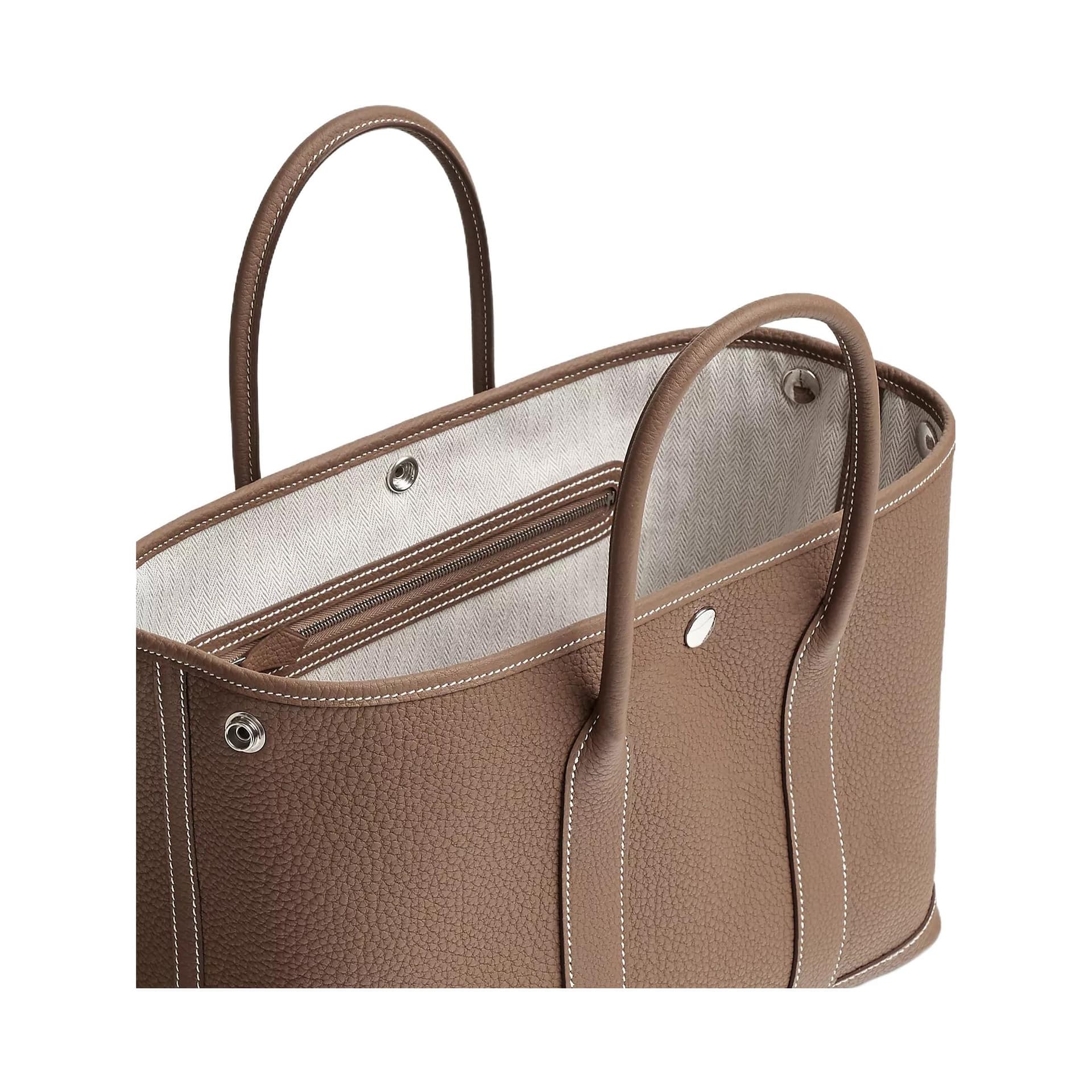 Сумка HERMES Garden Party 30 Negonda 30 18 Etoupe - изображение 7