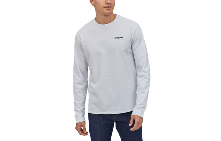 Кофта patagonia Men's Long-Sleeved Fitz Roy Horizons Responsibili-Tee LogoT - изображение 4