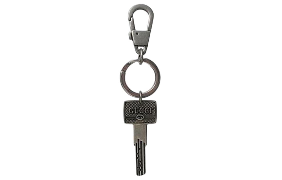 Кулон GUCCI Reversible Logo Keychain Silver - изображение 3