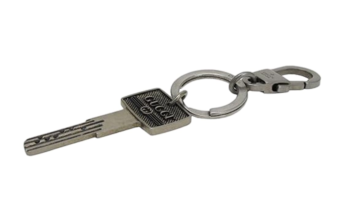 Кулон GUCCI Reversible Logo Keychain Silver - изображение 4