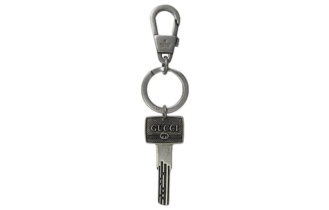 Кулон GUCCI Reversible Logo Keychain Silver - изображение 2