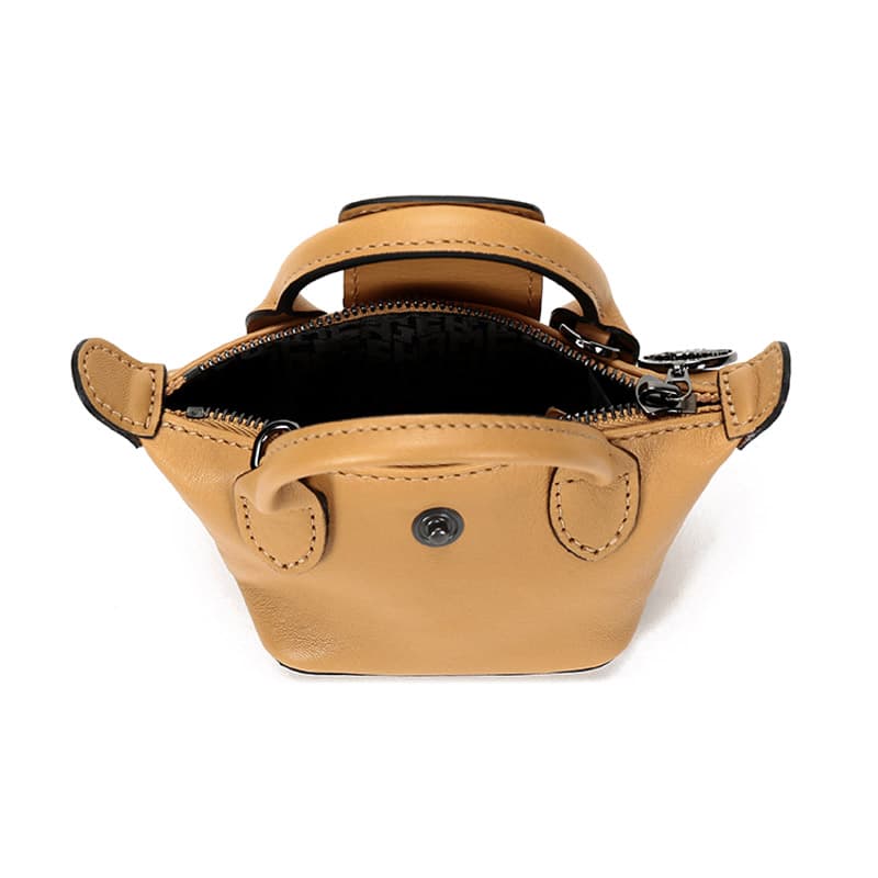 Сумка Longchamp Le Pliage Cuir 9 Mini - изображение 6