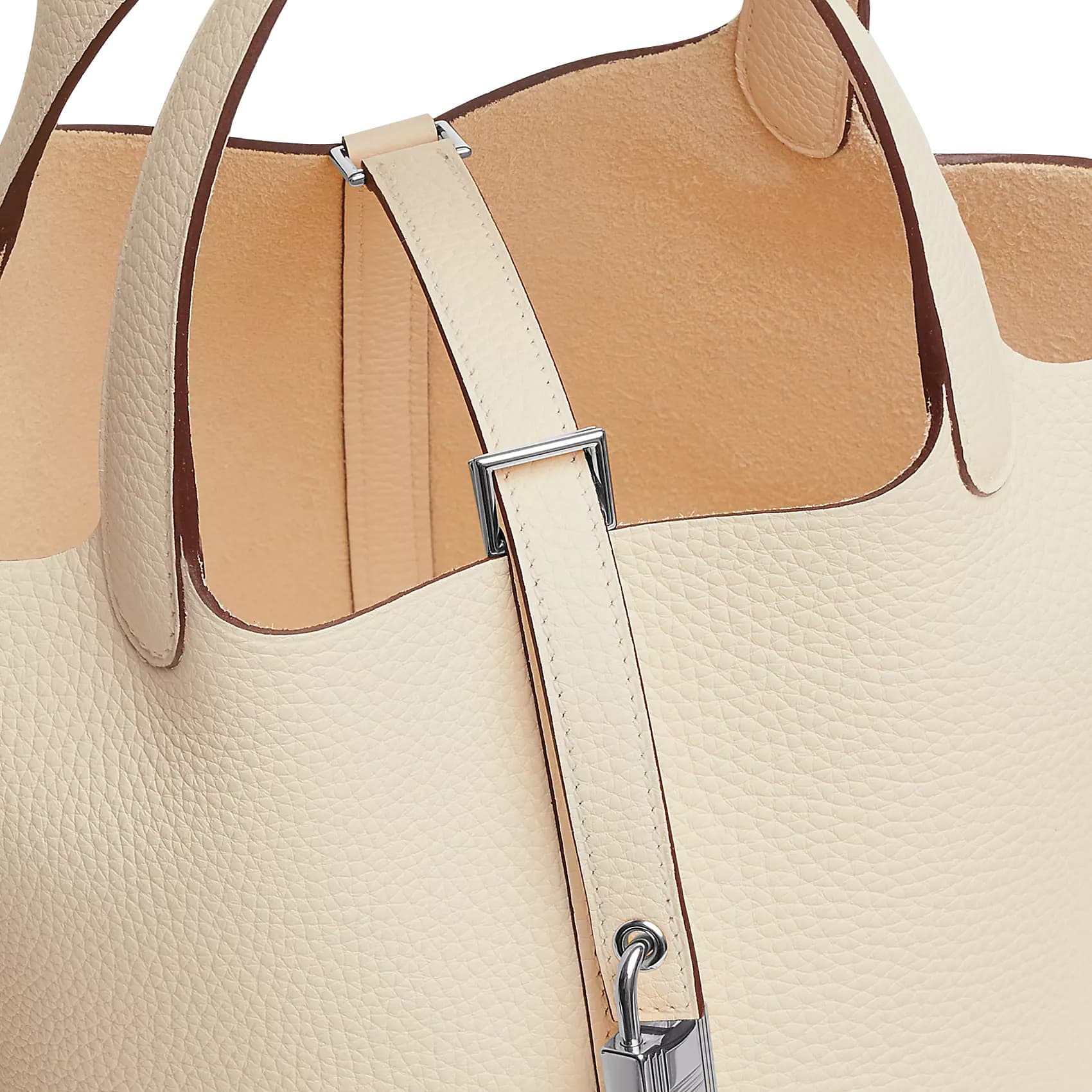 Сумка HERMES Picotin Lock 18 Clemence I2 Nata - изображение 8