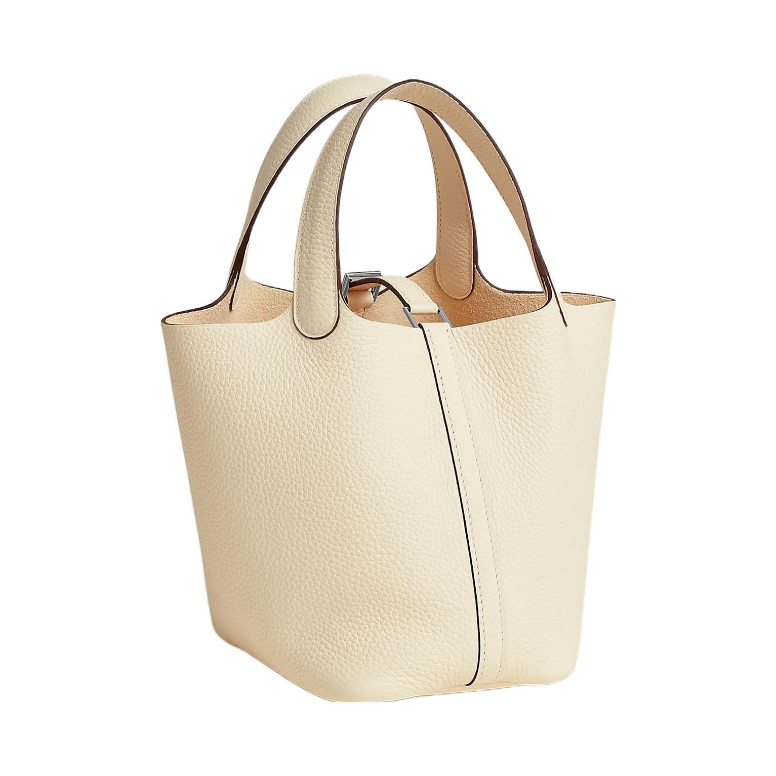 Сумка HERMES Picotin Lock 18 Clemence I2 Nata - изображение 4