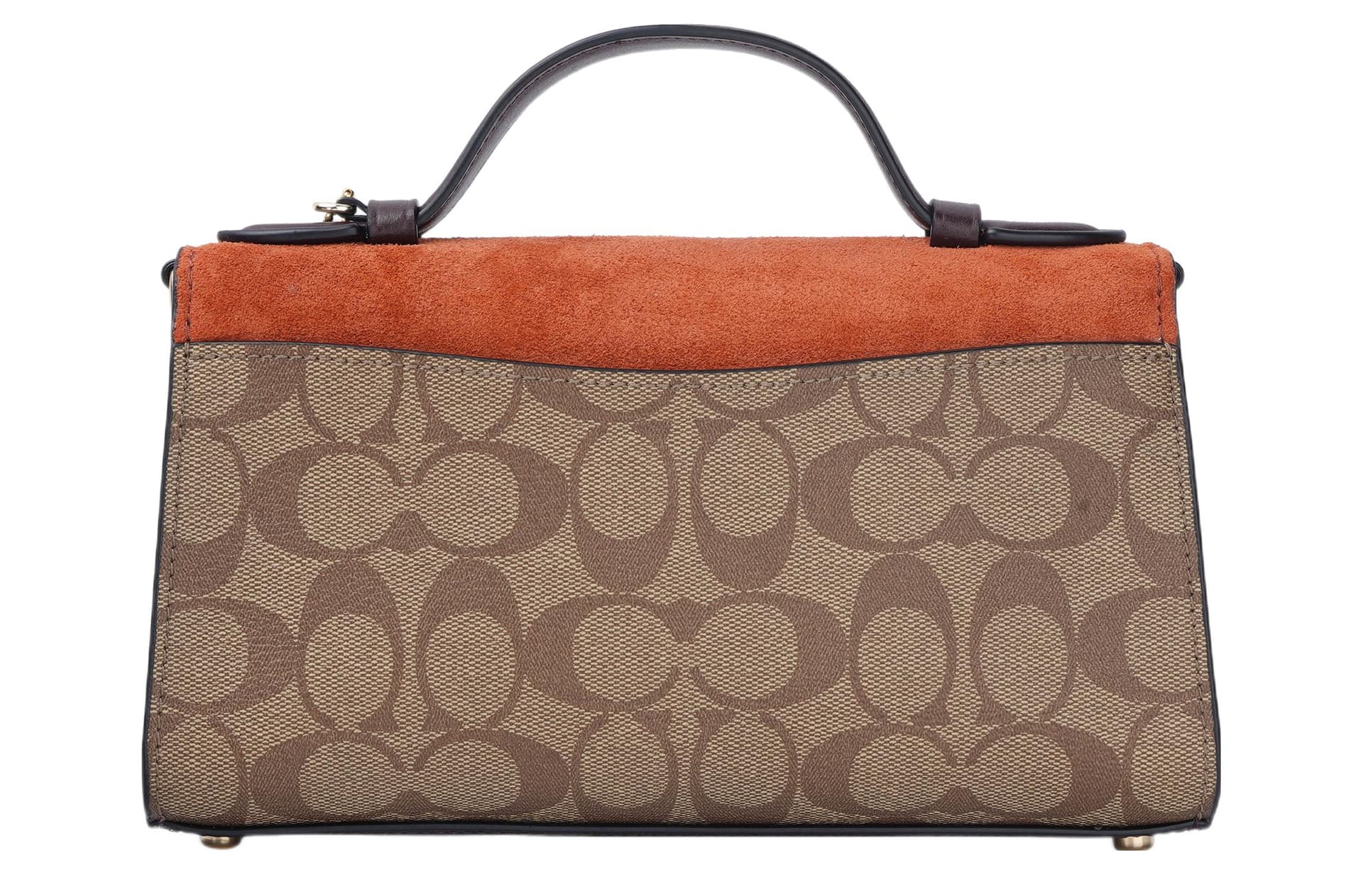 Сумка Coach Kleo 24 Tote Bag Orange Brown - изображение 3