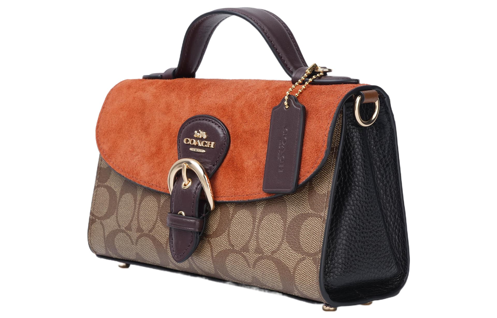 Сумка Coach Kleo 24 Tote Bag Orange Brown - изображение 2