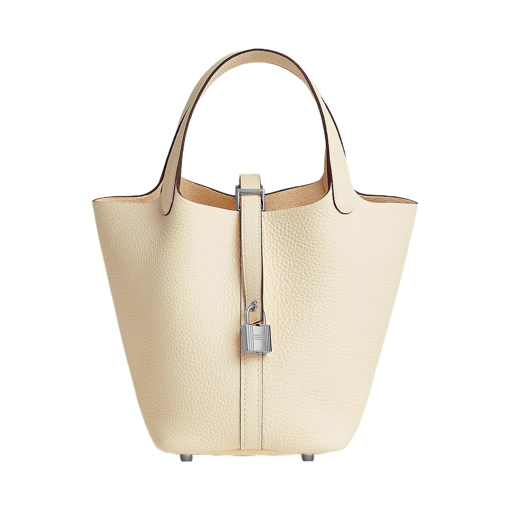 Сумка HERMES Picotin Lock 18 Clemence I2 Nata - изображение 1