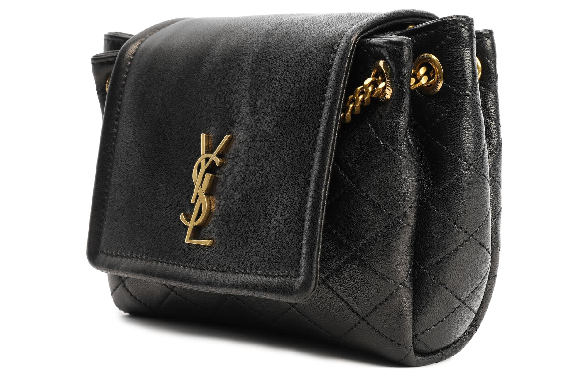 Сумка через плечо Saint Laurent Nolita Mini Bag Black - изображение 2
