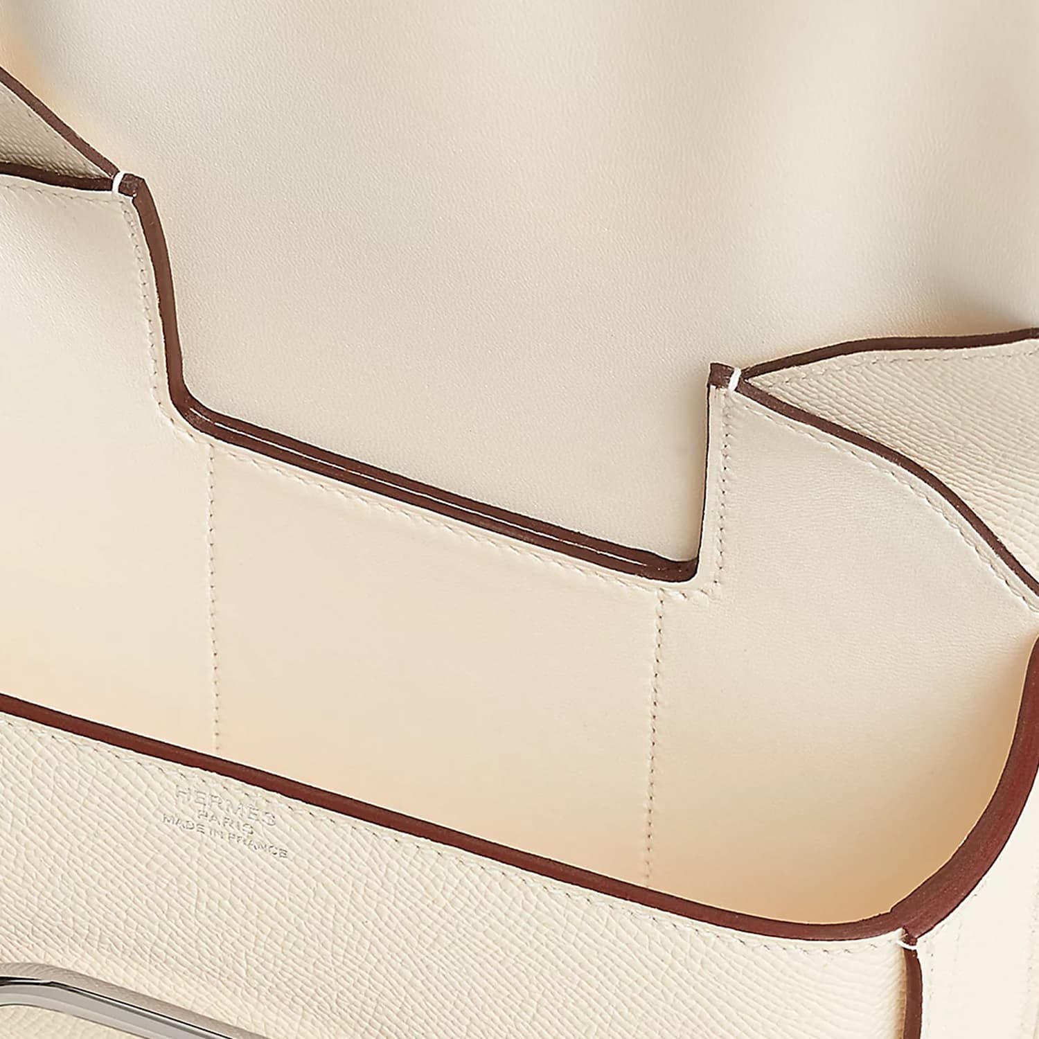 Сумка через плечо HERMES DellaCavalleria Epsom I2 Nata - изображение 4