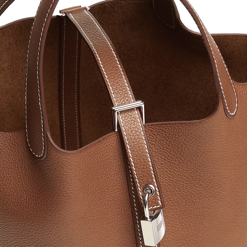 Сумка HERMES Picotin Lock 18 Barenia Faubourg 34 Fauve - изображение 7