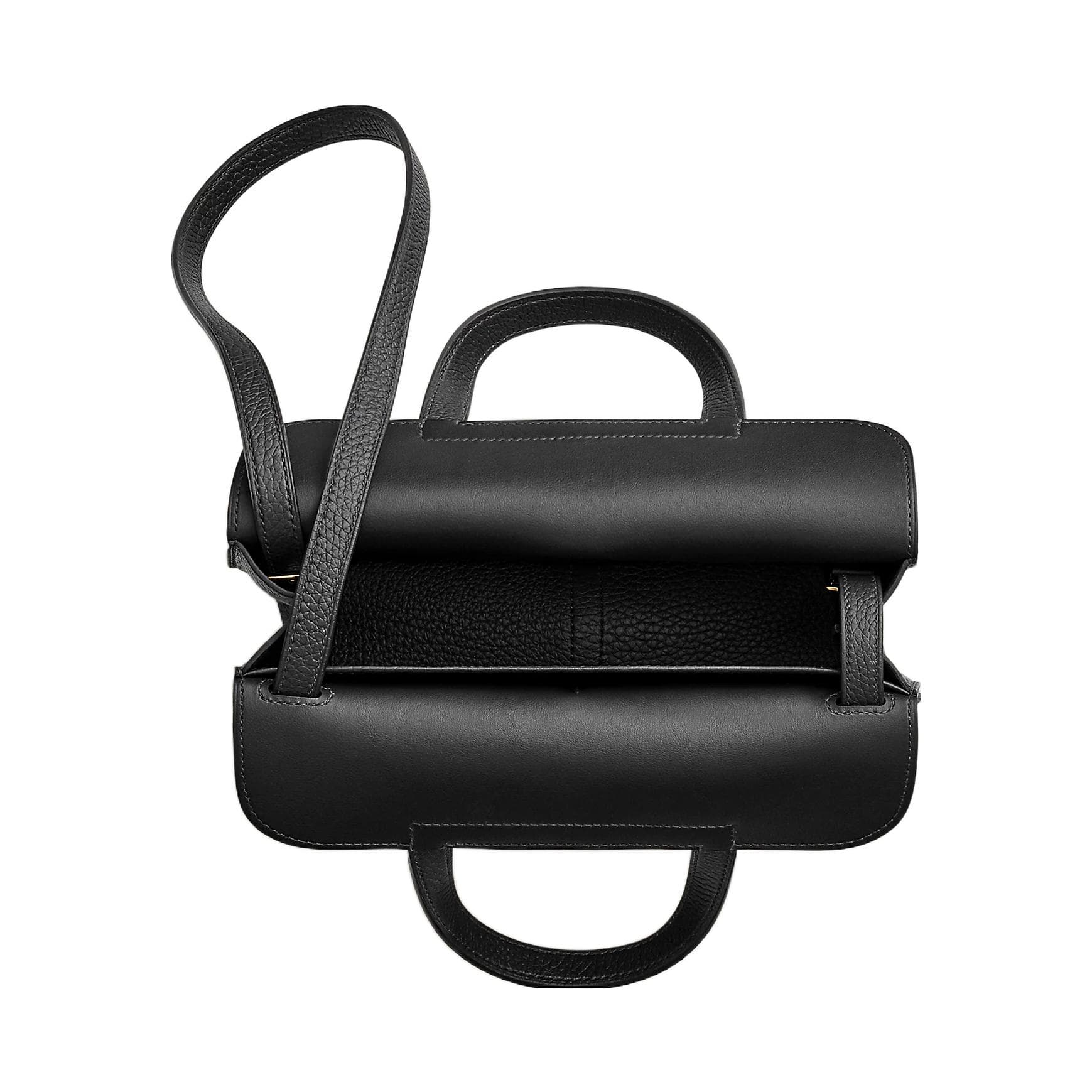 Сумка HERMES Halzan 25 Clemence Noir - изображение 4