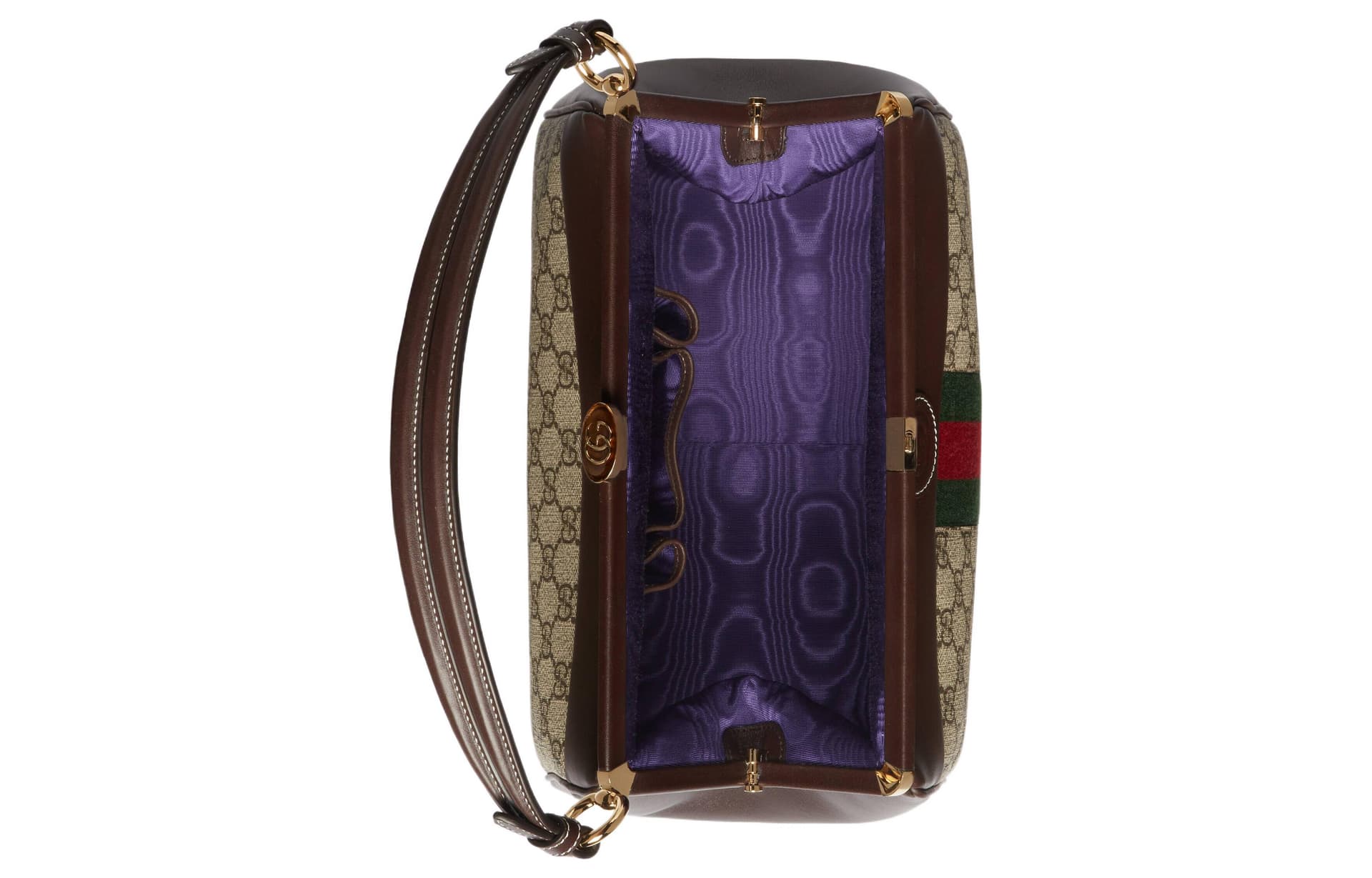 Сумка GUCCI Monogram Canvas Small Tote Bag Ebony Brown - изображение 7