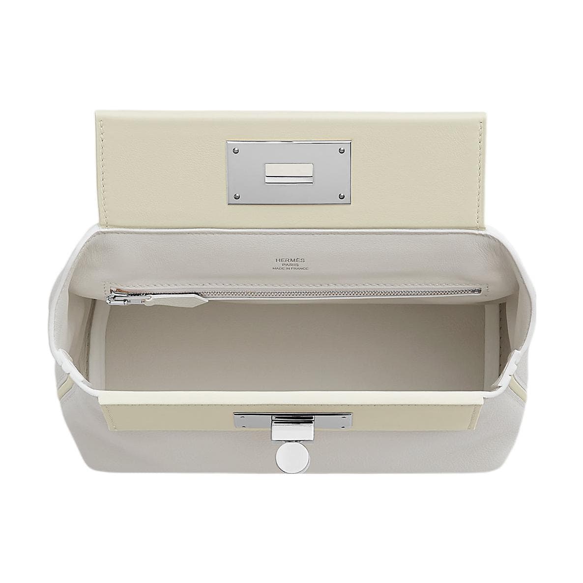 Сумка HERMES 2424 EvercolorSwift 01 Blanc - изображение 3