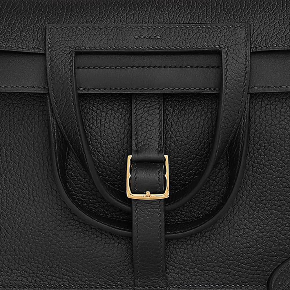 Сумка HERMES Halzan 25 Clemence Noir - изображение 5
