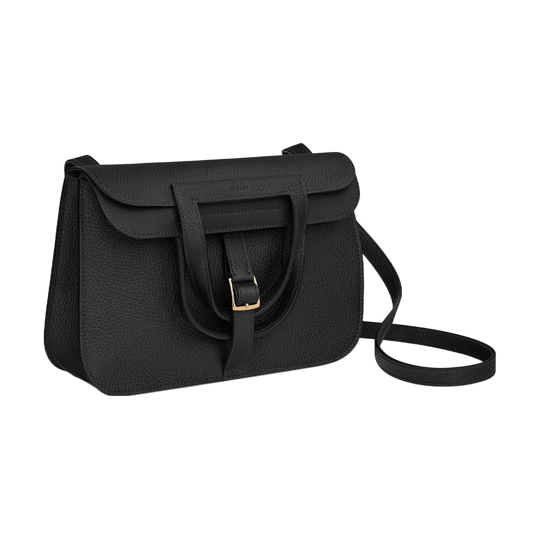 Сумка HERMES Halzan 25 Clemence Noir - изображение 2