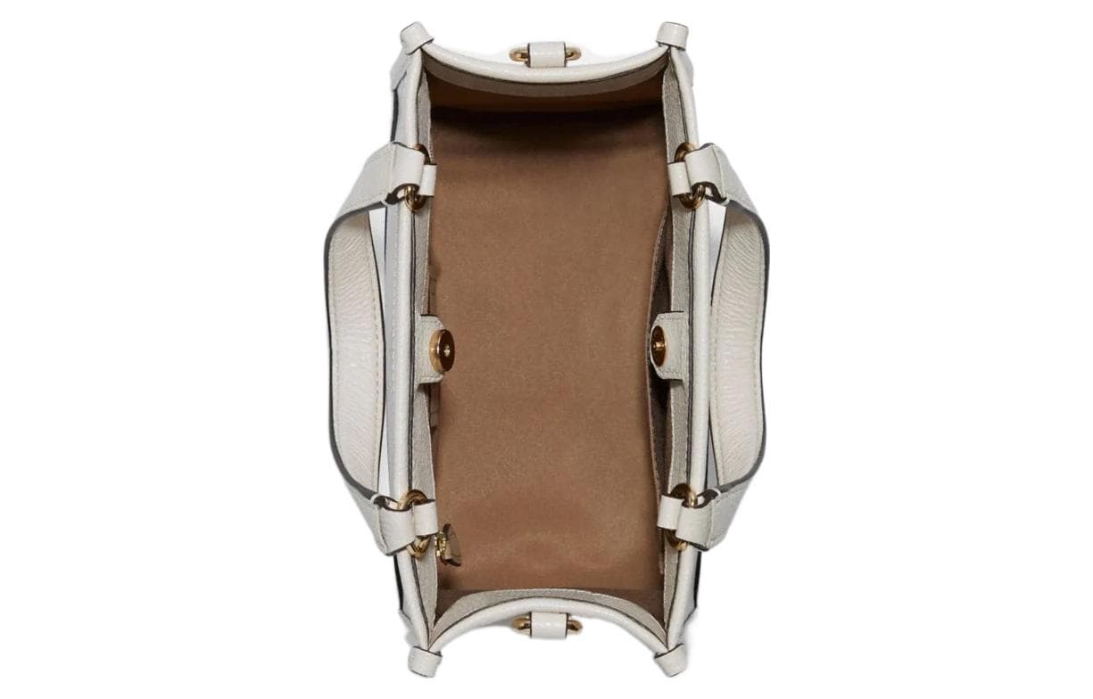 Сумка COACH Dempsey 22 Tote Small White - изображение 3