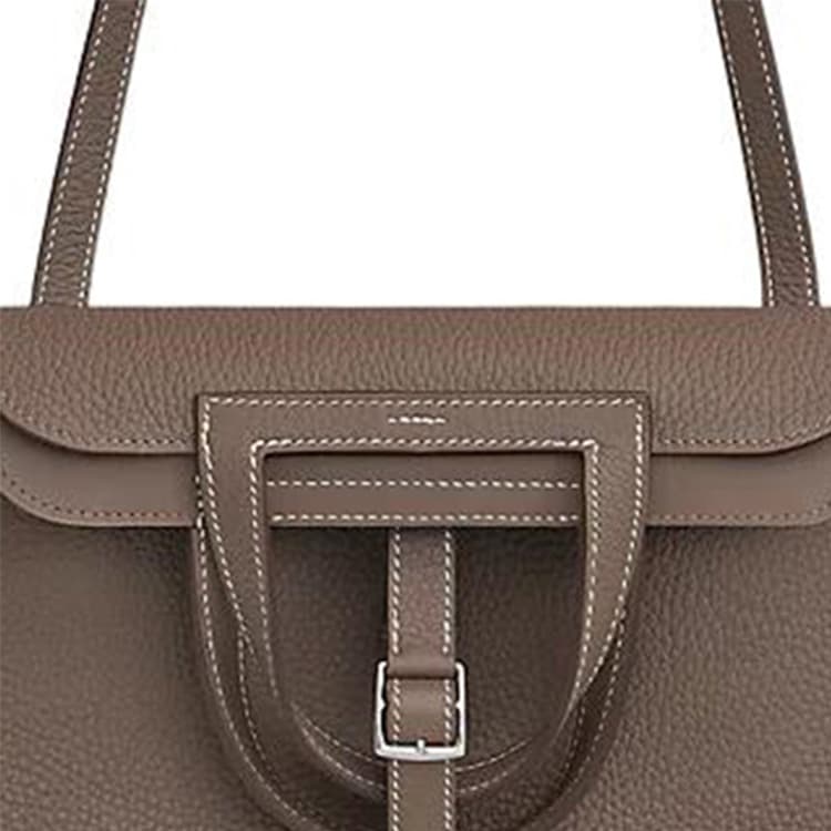 Сумка HERMES Halzan 25 Clemence 18 Etoupe - изображение 5