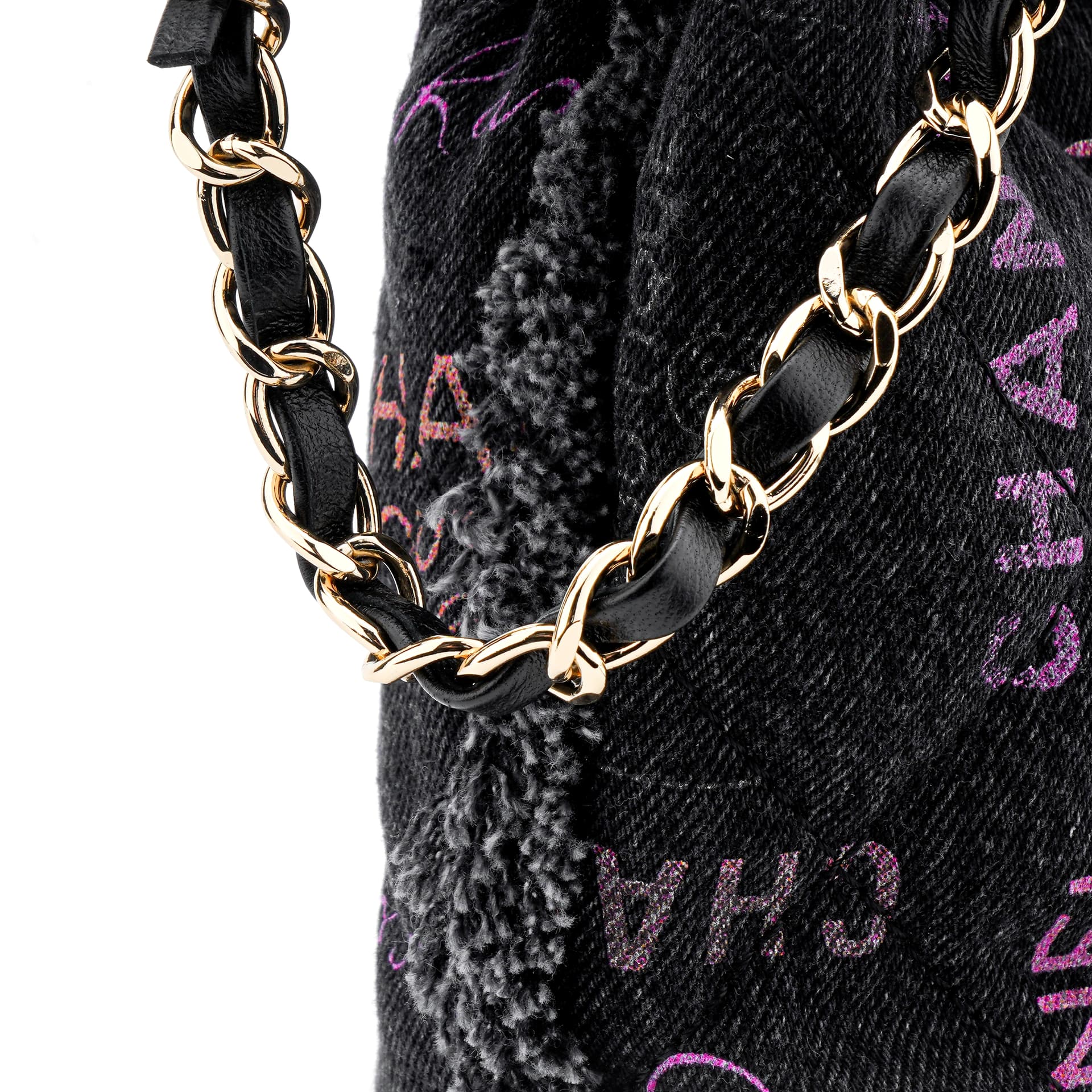 Сумка через плечо Chanel 22P Max Bucket Bag Black - изображение 6
